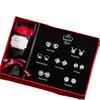 Sterling Silber 925 Ohrstecker Set - Elegant Leichter Luxus für Geburtstags- oder Weihnachtsgeschenke für Mädchen