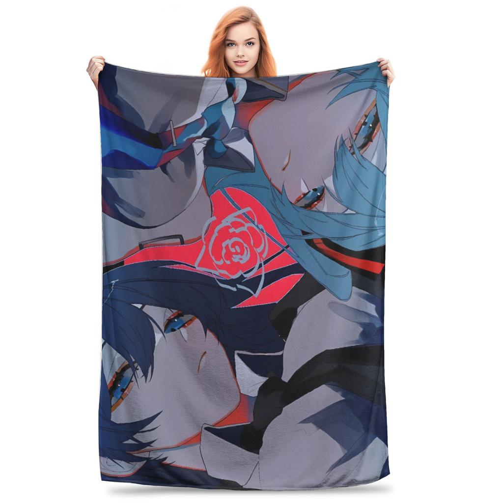 Ado WORLD TOUR 2025 Hibana Blankets Warm Soft Novelty Plush Throw Blanket For Child Outdoor Flannel Bedspread Bed Cover