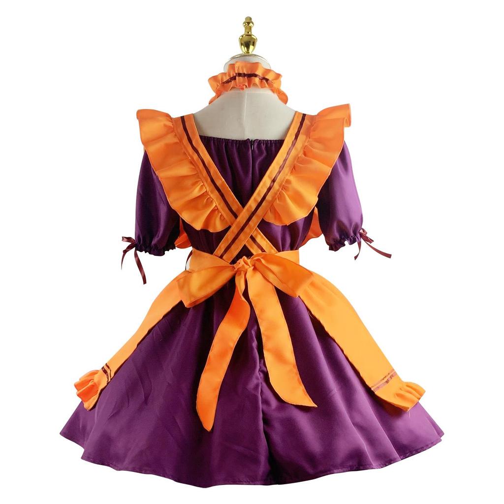 Halloween Besticktes Dienstmädchen Cosplay Kostüm - Anime Bühnenoutfit