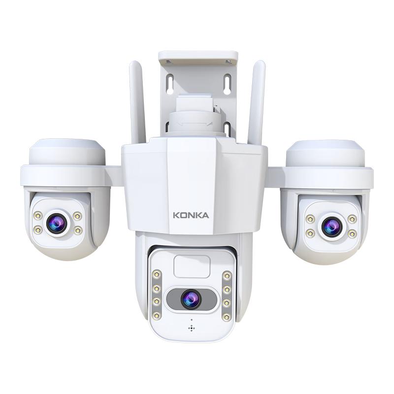 Konka 360° Outdoor Smart AI Security Camera with Full Color Night Vision CN plug (adapter included)