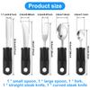 Kitchen Utensil Set Stainless Steel Bendable Cutlery Sets Easy Grip Eating Aid Flatware Dishwasher for Adults Trembling Hands