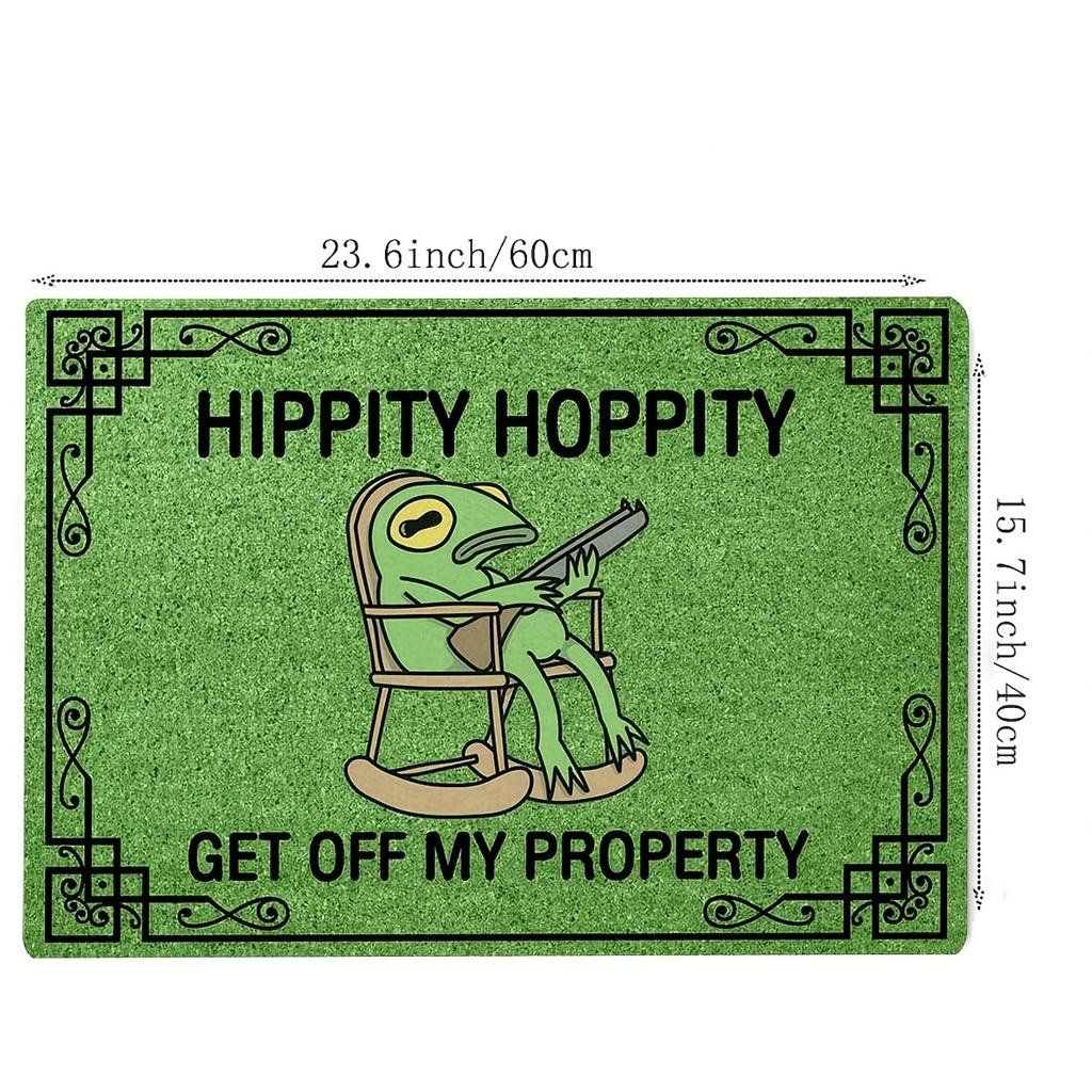 1 Piece of Floor Pattern Entrance Door Mat - Anti Slip and Machine Washable Suitable for Family Living Rooms and Bedrooms