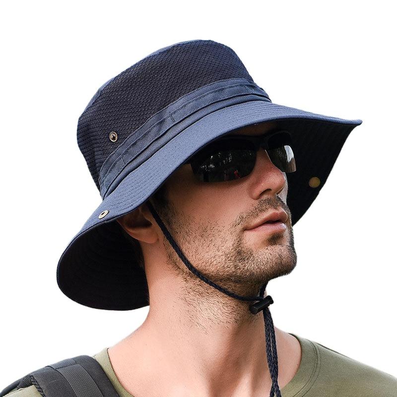Outdoor fishing hat men's summer sunshade sun hat summer bucket hat men's Benny hat