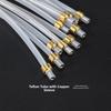 3er-Pack Lebensmittelgeeigneter Aufschägerschlauch 4 mm Außendurchmesser PTFE Lebensmittelgeeigneter Schlauch Kaffeemaschine Milchschlauch Zum Ersatz