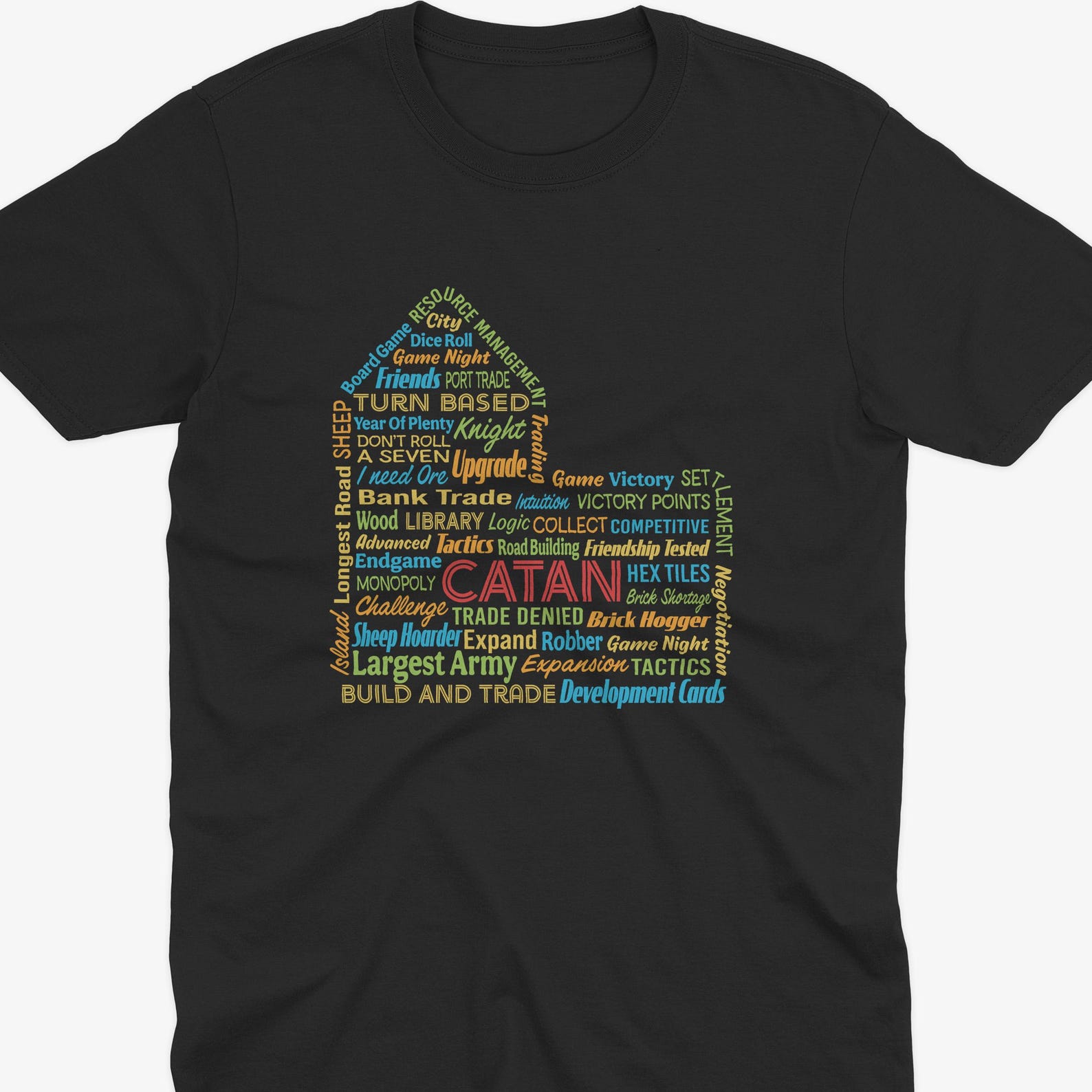 Catan T-Shirt, Board Game Gift, Catan Player Shirt, Strategy Game Tee, Build And Trade Shirt, Game NighT-Shirt, Catan Lover Gift XL