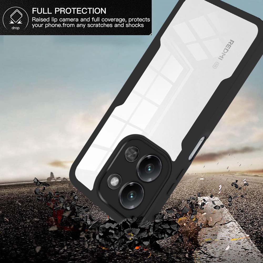360 Full Body Screen Protector Transparent Case For Redmi 15C 4G 5G Global 171mm  Shockproof Phone Cover