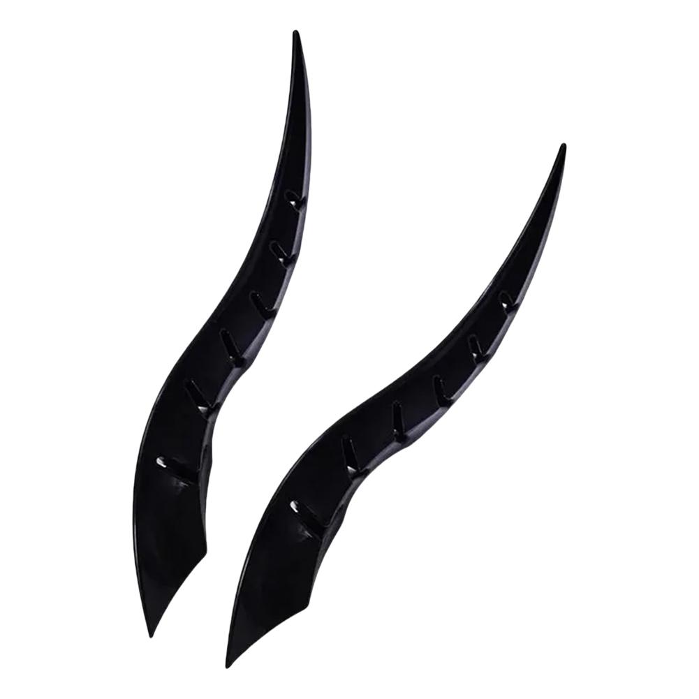 1 Pair Universal Car Exterior Decor Auto Roof Dragon Horn Shaped Car Exterior Decoration No-Drill Install Cool Cars Accessories
