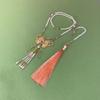 Alloy Chinese Style Necklace Pearl Inlaid Design Pearl Tassel Chain Hanfu Jewelry  Hanfu Matching