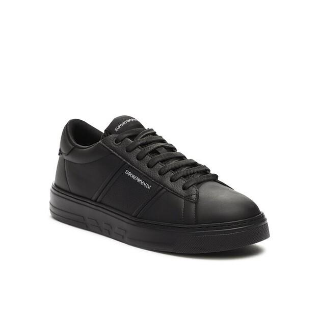 Мужские кроссовки Emporio Armani X4x570 xn840 k001 чёрные