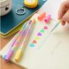 6pcs Kawaii Water Color Chalk Paint Gel Pen for Kids Diary Decoration Scrapbooking Korean Stationery