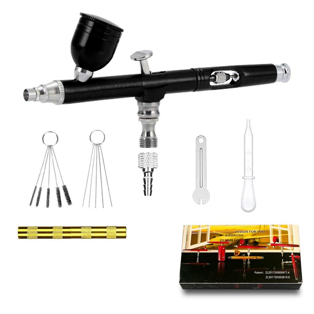 Lightweight 130 Airbrush for Nail Art, Tattoo, Models, Pastry, Beauty, and Oxygen Injection.