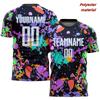 3D-gedruckte personalisierte Sporttrikots T-Shirts für Männer Name Nummern Muster T-Shirts Sommer lässige O-Ausschnitt Oberteile Kurzarm T-Shirts