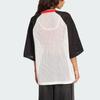 adidas Originals SS25 Sports Pullover Simple Short Sleeve Football Shirt Women Tops White Black Light-Crimson KD2269