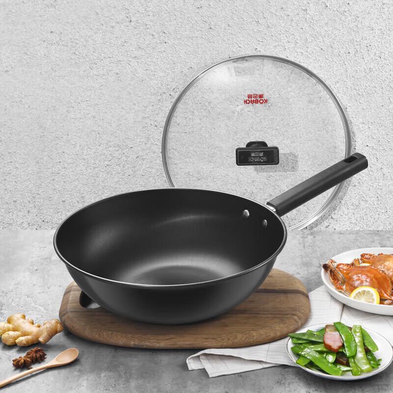 KBH Jianjiu 32cm Feineisen Wok Set