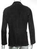 Formal Casual Party Genuine Soft Suede Lambskin Leather Blazer Handmade Stylish