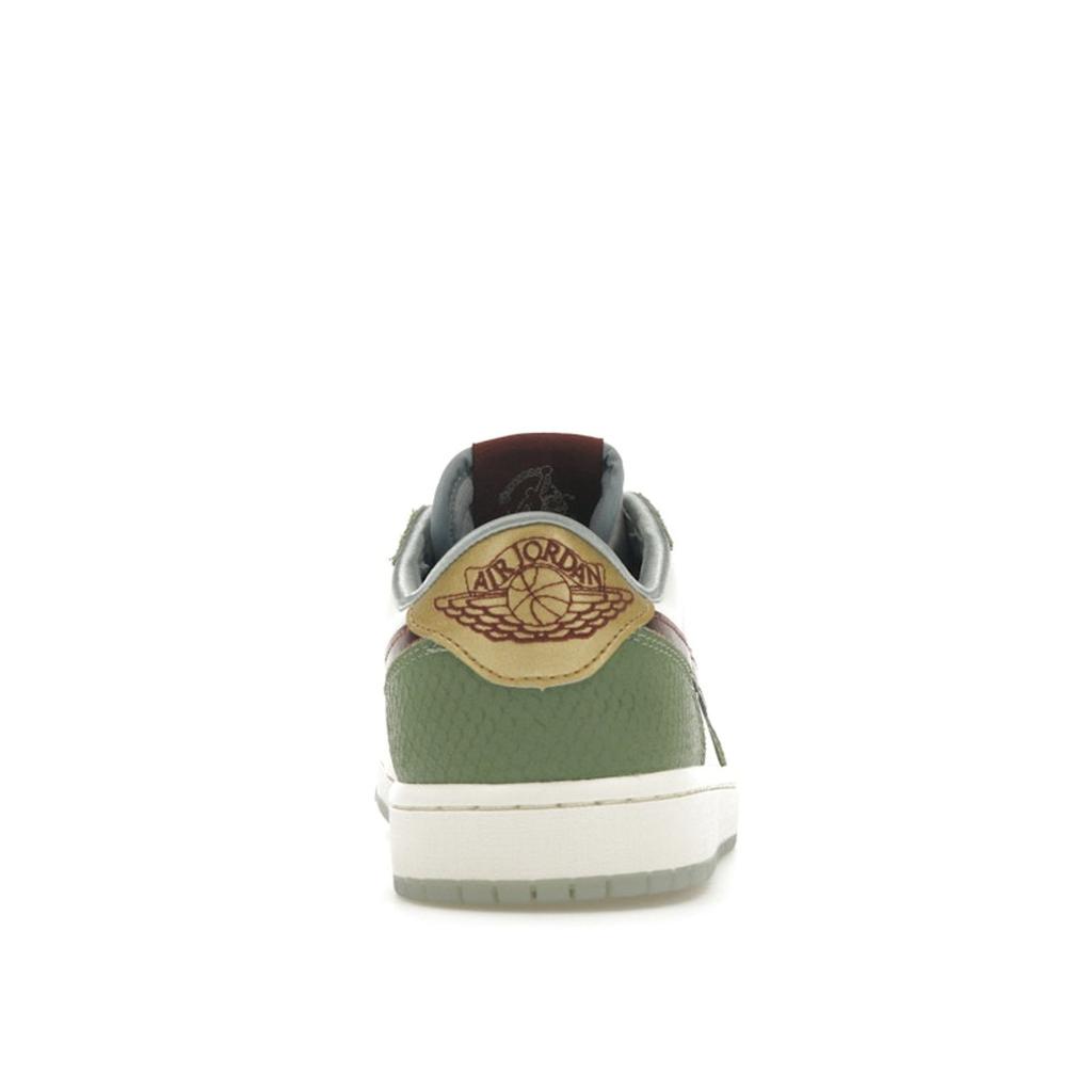 Air Jordan 1 Retro Low OG Year of the Dragon Unisex Sneakers Green Sail Cedar FN3727-100