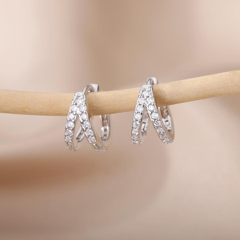 Zircon Evil Eye Earrings For Women Stainless Steel Gold Plated Turkish Pendientes Hoop Piercing Earring 2023 Goth Zircon Aretes