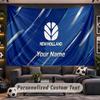 Wall Hanging Tapestry Custom NameNew Holland Pattern Personalized Printed Fabric Wall Decor
