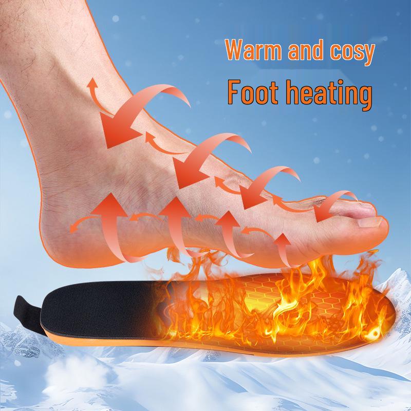 Smart Unisex Heating Insoles with APP Control & USB Charging