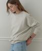 OURHOPE Cutline Raglan Sweatshirt - Oatmeal