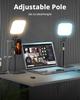 UBeesize Ring Tabletop Light for Surface Low Natural Light for Web Online and High Color High Brightness Smartphone USB Metal Base for Ideal for and