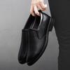 Men Casual Shoes Genuine Leather Luxury Loafers Mens Handmade Office Formal Wedding Shoes Vintage Leisure Business Slip On Flats