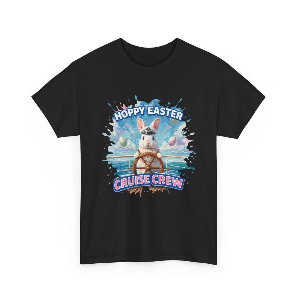 Hoppy Easter Cruise Crew T Shirt Bunny Captain Spring Break Cruise Family Group