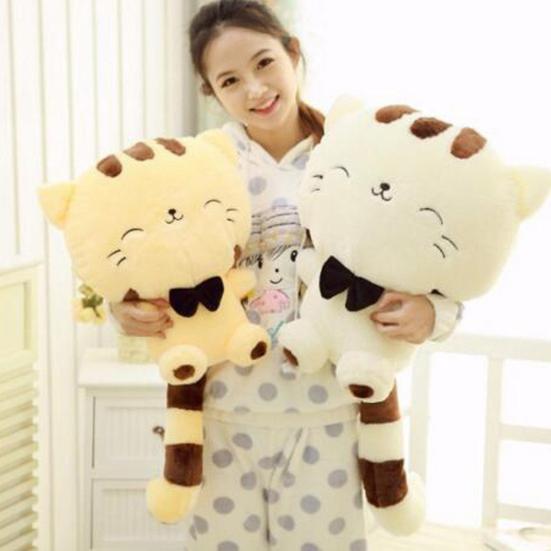 45cm Cute Cat Animal Plush Stuffed Doll Toy Huggable Throw Pillow Home Decor
