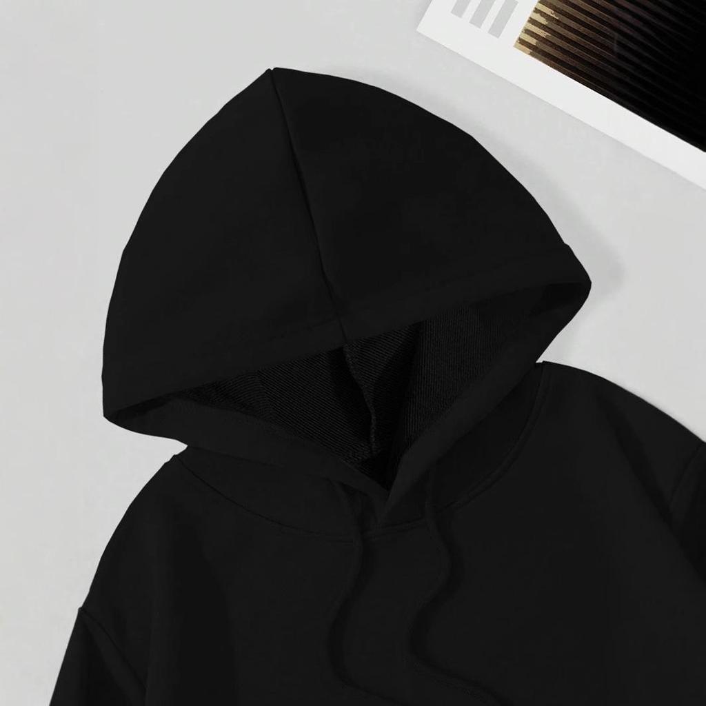 Einfarbiges Damen-Sweatshirt - Europäische & Amerikanische Größen, Hitzetransfer-Aufbügeldesign, Auf Lager