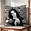 LLana DDel RRey Cushion Cover Natural Linen Organic Fabric DoubleSided Printing Couch Pillow Covers Home Decor