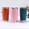 Stainless Steel Car Mug Double-layer Vacuum Ice Mug Car Portable Thermal Insulation Cold Beer Mug.