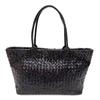 Trend Women'S Bags Colored Cowhide Woven Shoulder Tote Bag Genuine Leather Messenger Women'S Bags