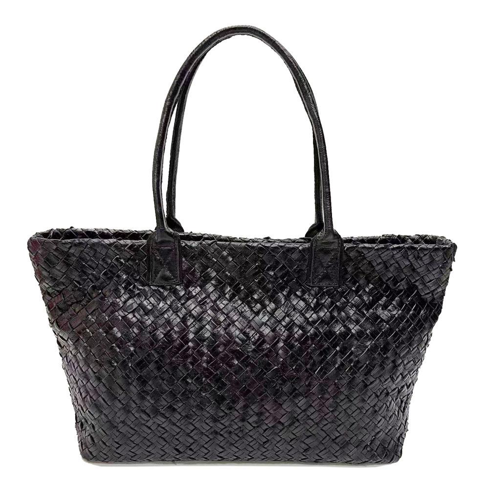 Trend Women'S Bags Colored Cowhide Woven Shoulder Tote Bag Genuine Leather Messenger Women'S Bags