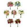 Artificial Rose Bouquet Simulated Fabric Not Wither Blooms All Year No Watering Needed Simulation Flower for Home Table Decorations