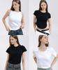 Kainjeu [2Pack] Women'S Daily Basic T-Shirt_Set (Type A)