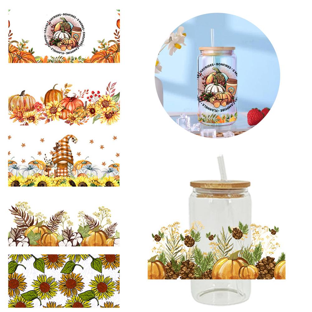 

УФ-переводная наклейка DTF, сделай сам, водонепроницаемые наклейки, переносные обертывания, чашки, чашки, очки, бутылки, можно приклеить R8T5