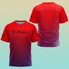 New Men's And Women's Tennis Shirts Professional Outdoor Training T Shirt Badminton Clothing Sports Fitness Flower Sleeve Tops