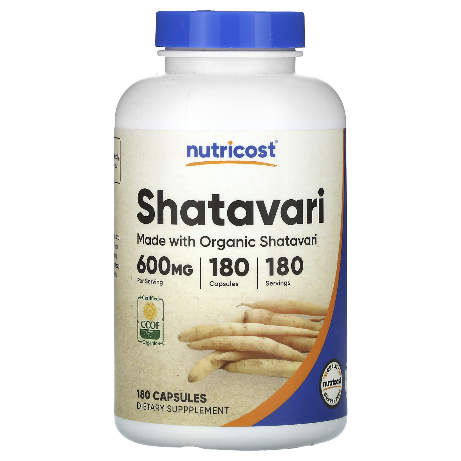

Shatavari, 600Mg, 180 Capsules