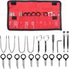 20PCS Blue Removal Pry Tool Kit Red Radio Removal Tool Radio Removal Tool Key  For Truck