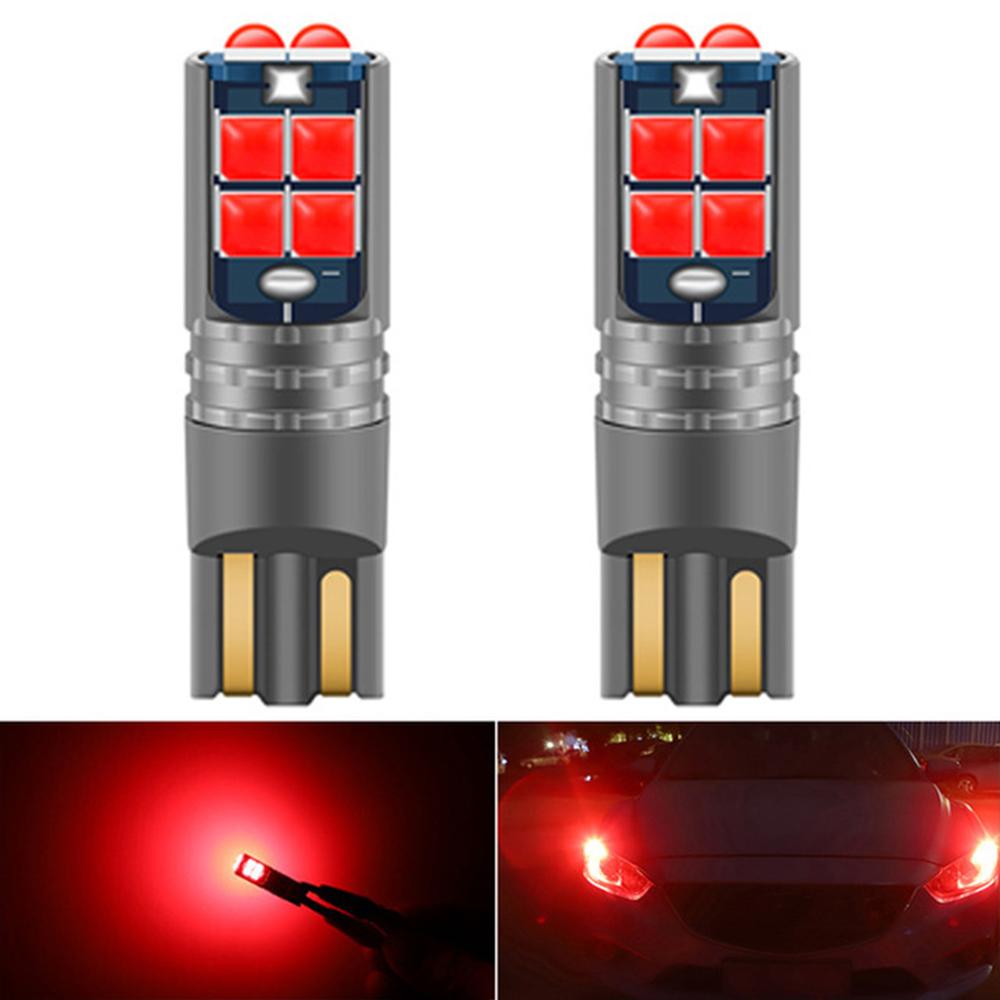 2pcs T10 W5W Super Bright Car Interior Reading Dome Light Marker Lamp 168 194 LED Auto Wedge Parking Bulbs Orange High Quality