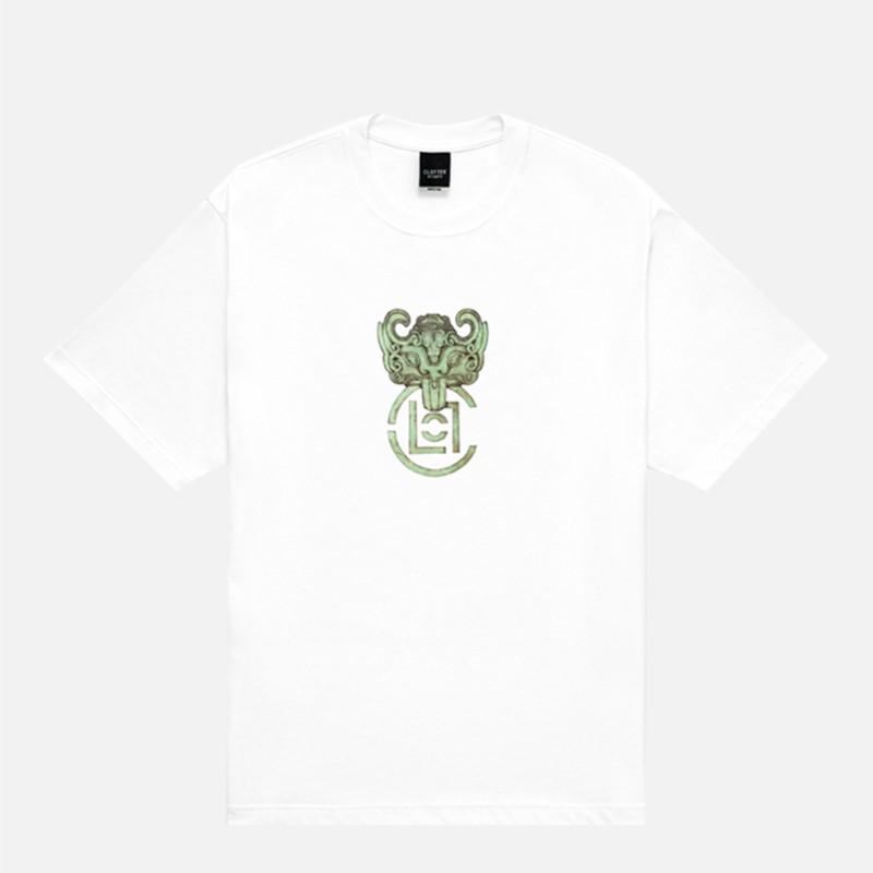 

Bronze Animal Face Print Ah Short Sleeve Tshirt Wide Trend New Product High Quality Fashion Graphic T Shirts S