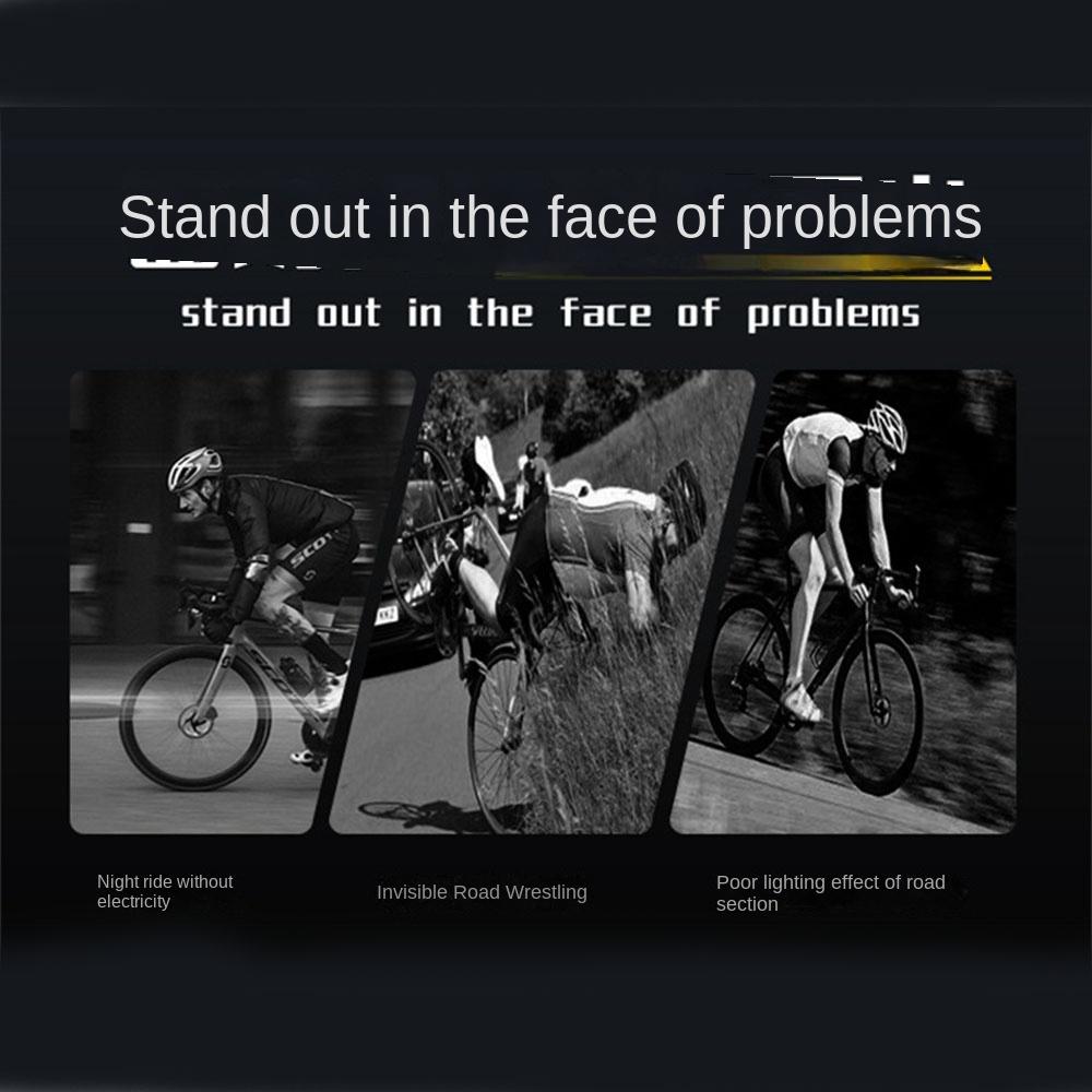 Digital Digital  Bicycle Light Intelligent Taillight Light Bike Front Light  Night Riding