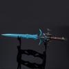 Metal Frostmourne Katana Lich King Sword Blade Anime World of Warcraft Ninja Knife Real Size Japanese Katana Samurai Sabre Toy