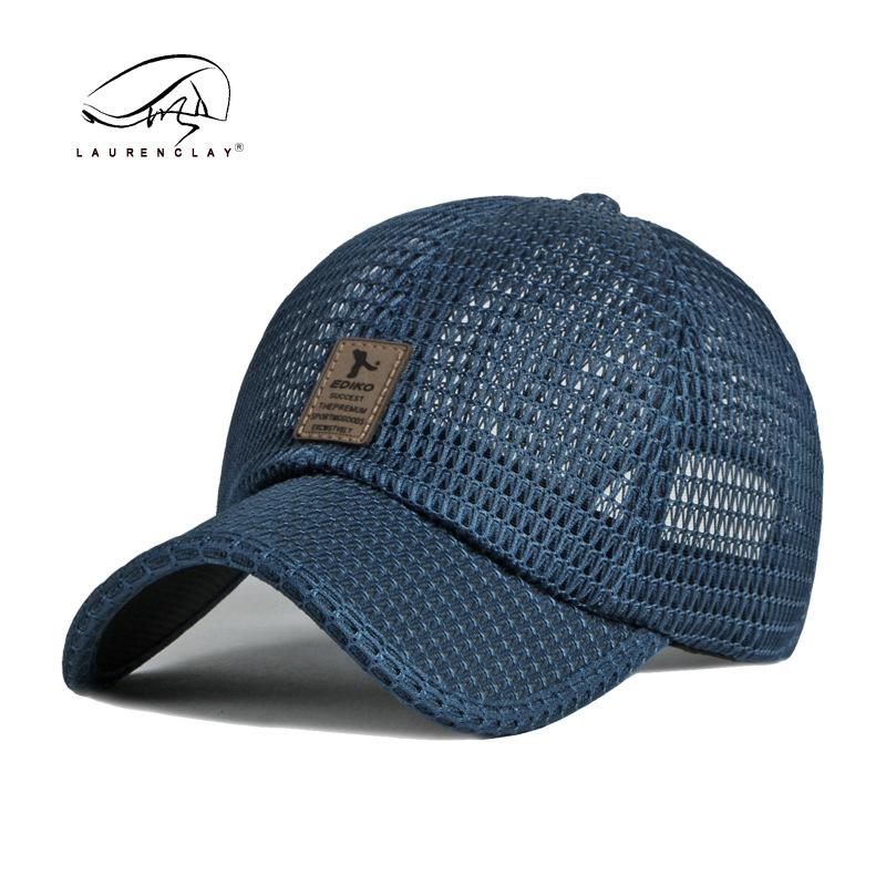 Hat Spring and Summer Sunscreen Shade Mesh Cap Men's and Women's Outdoor Leisure Baseball Cap Hollow Mesh Cap