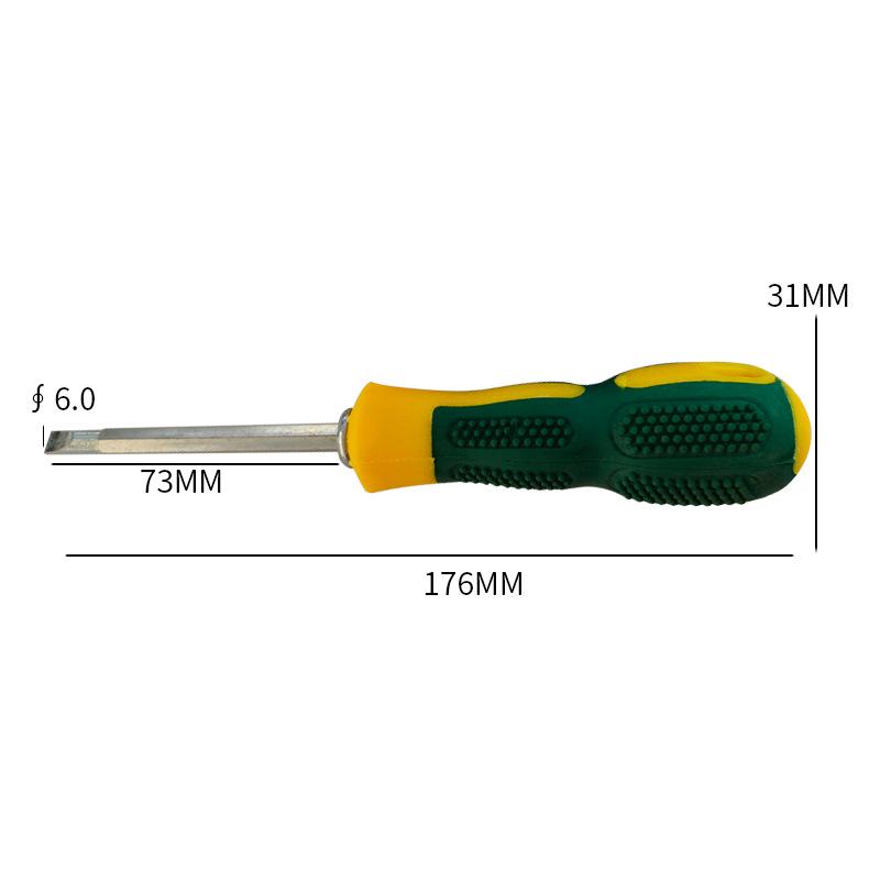 Industrial-Grade Magnetic Phillips & Flathead Screwdriver – High Hardness