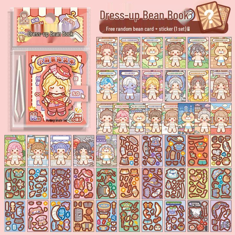 Little Mochi 6.0 Outfit: Complete Children's DIY Miniature Scene Decoration Sticker Set