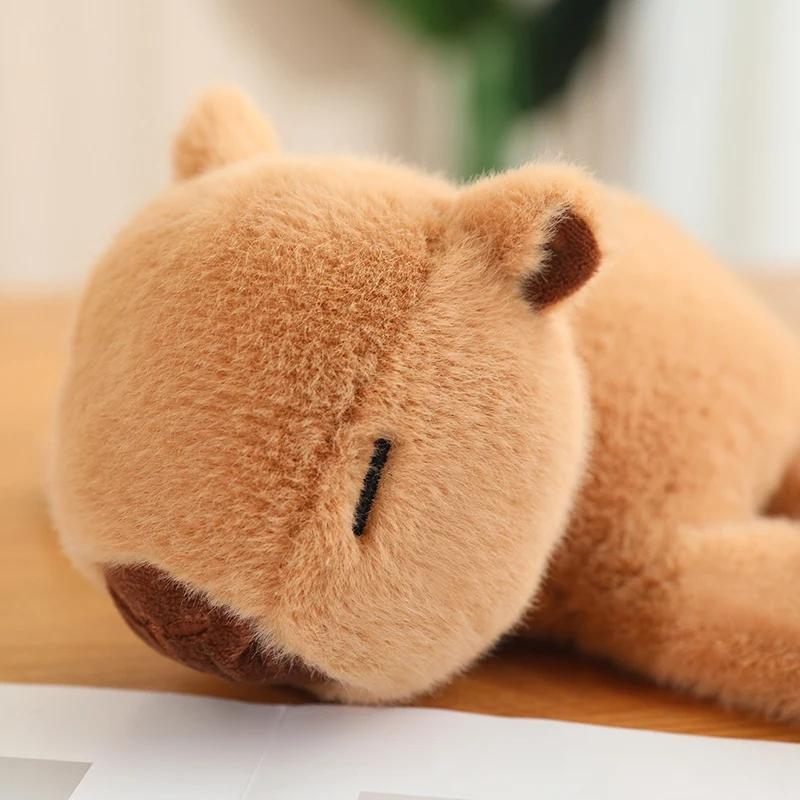Creative Stuffed Animals Raccoon Fox Husky Cat Monkey Papa Circle Toy Wrapped Around Arm Doll Toys for Kids Birthday Gift
