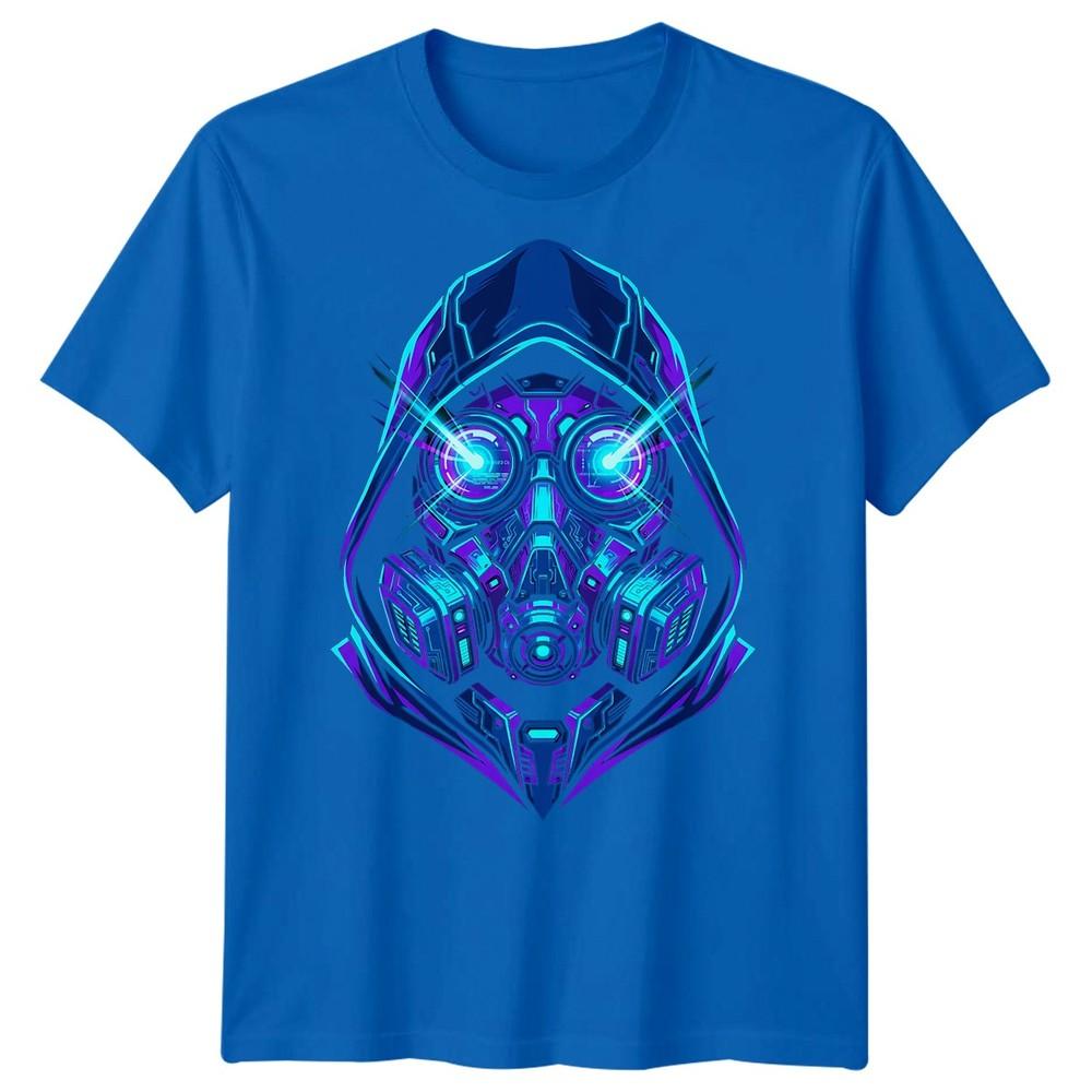 Gasmask Horror Unisexs T Shirt Toxic Mask Reaper Monster Air Graphic Tee