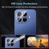 6IN1 3+3 Pack HD Clear Tempered Glass Screen Protector Camera Lens Film for Xiaomi 17T / 17T Pro