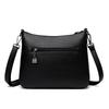 Women's Vintage Leather Crossbody Bag Multi-Pocket Soft Leather Shoulder Bag Tassel Shoulder Bag for Daily Use Shopping Commuting